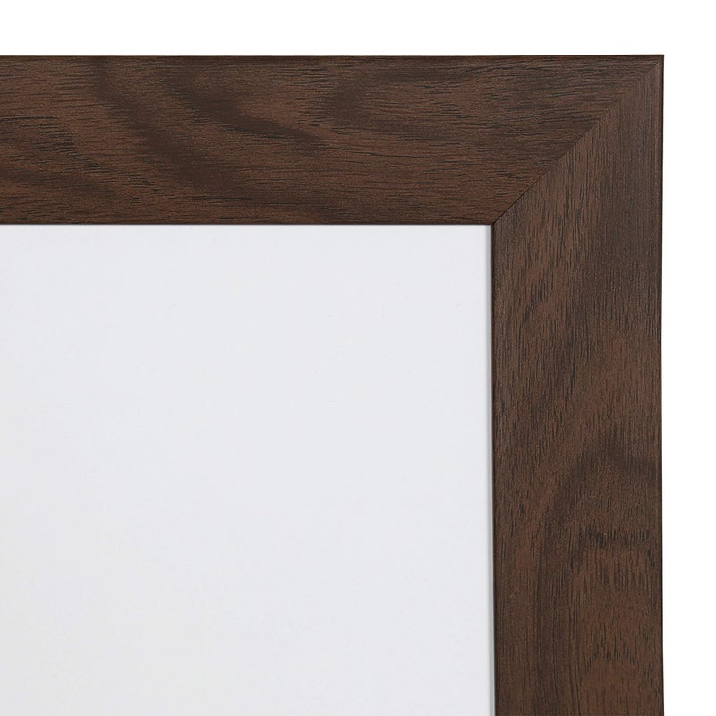 DesignOvation Beatrice Framed Magnetic Dry Erase Board, 18x27, Walnut Brown - Image 3
